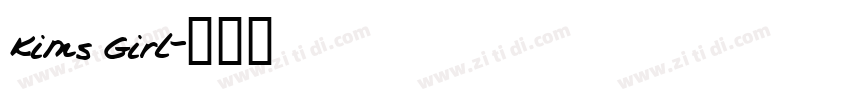 Kims Girl字体转换
